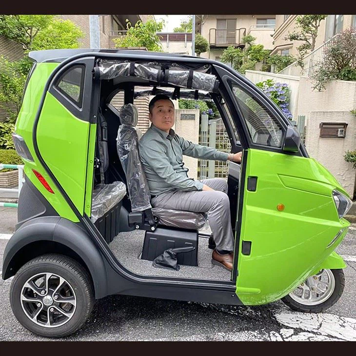 2 Seats Electric Tricycle, CE 3 Wheels Auto Motorcycle Tuktuk