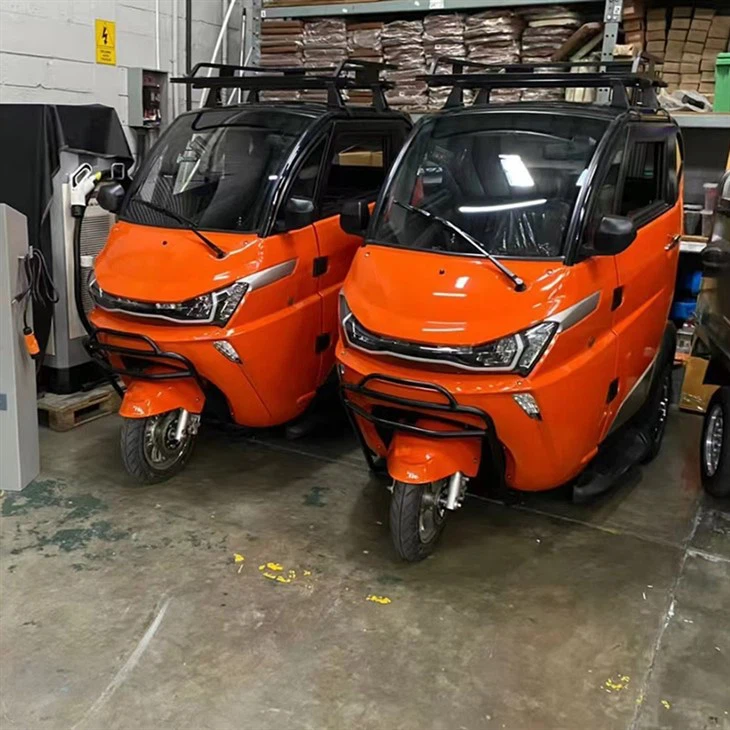 Mini Electric Tricycle With 2 Seats For Travelling And Shopping, Motor Trike