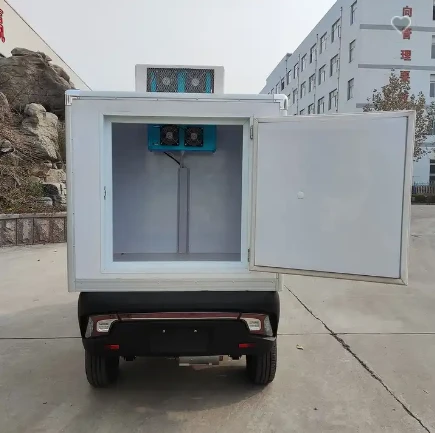 Small Battery-Powered Refrigerated Truck Lightweight Electric Commercial Vehicles